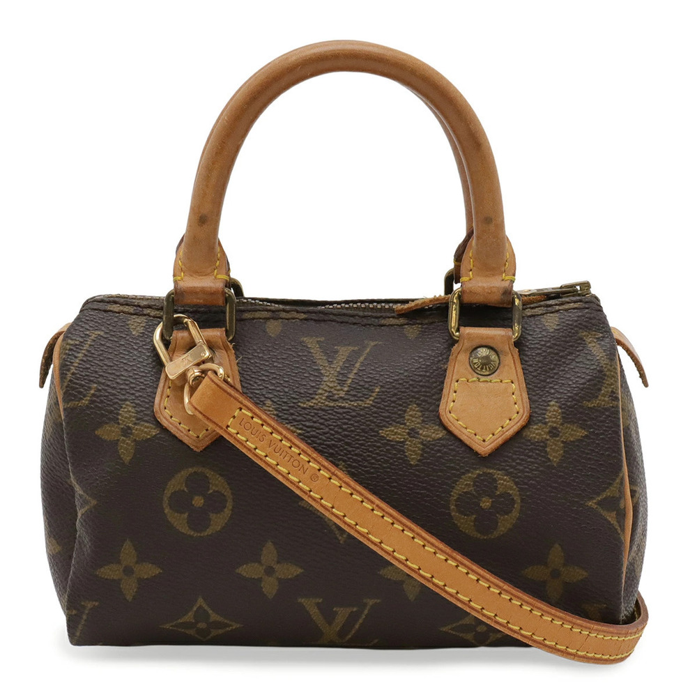 LOUIS VUITTON Monogram Speedy Handbag Pouch Clutch Accessory Case Shoulder